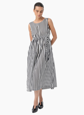 Blacklist 973 Como Dress - Black Stripe