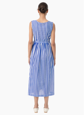 Blacklist 973 Como Dress - Blue Stripe