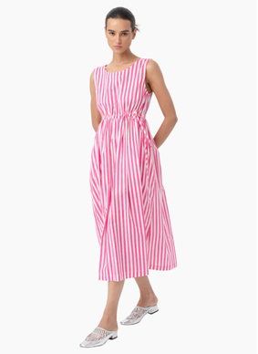 Blacklist 973 Como Dress - Pink Stripe