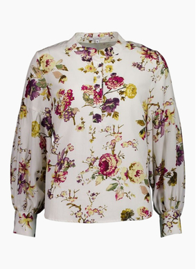 Tuesday Label MARGOT TOP - VINTAGE FLORAL