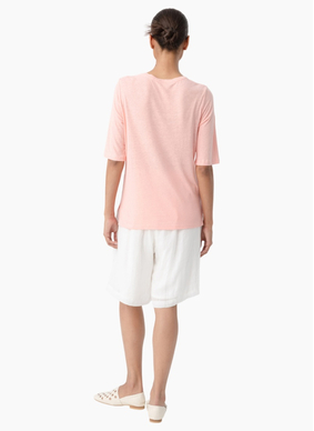 Two by Two 5608 Linen Tee - Pink