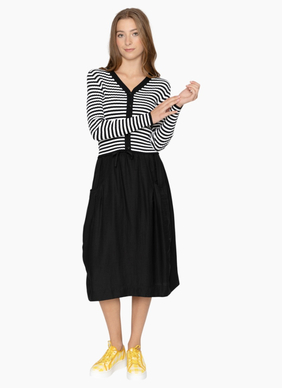 Two by Two KN1018 Mia Cardigan - Stripe