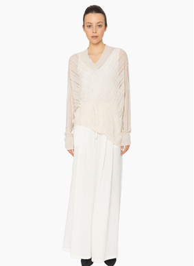 Blacklist KN040 Yari Knit Top - Oatmeal