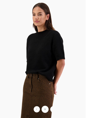 Briarwood Faith Knit Top Black