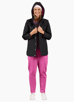 Charlie Jane Wellington jacket-Black