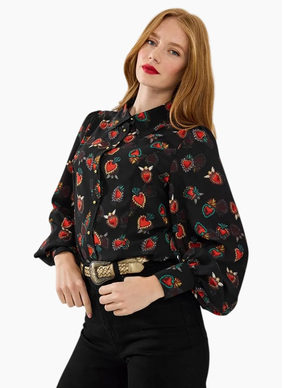 Joe Brown Heart Blouse