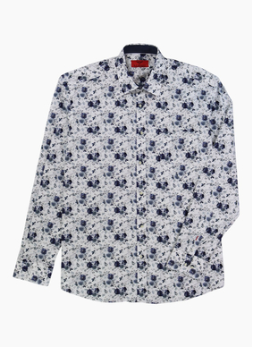 R.F Scott  Fielding Long Sleeve Shirt Iris