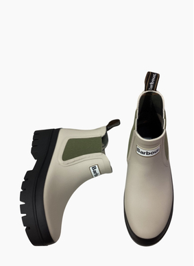 Barbour Halton Chelsea Welly Light Oak/Bleached Olive
