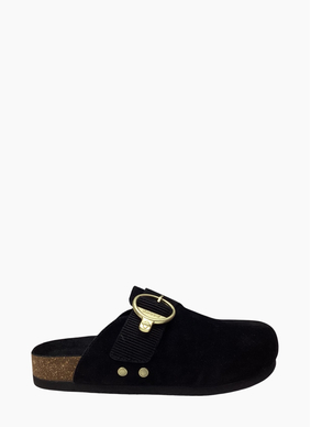 Barbour Kyra Closed Tie Sandal Black
