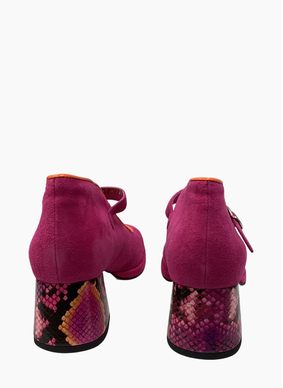 Bresley Podium Heel Hot Pink Multi
