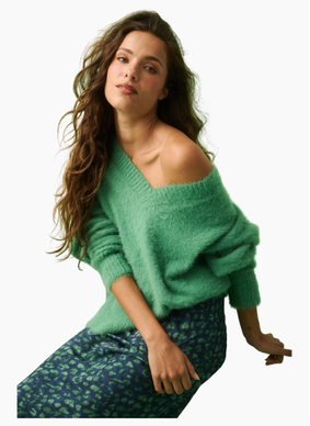 Cartel & Willow CW Emmie Knit Sweater - Sea Green