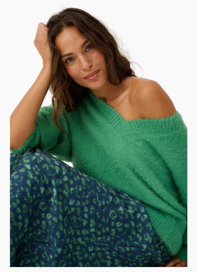 Cartel & Willow CW Emmie Knit Sweater - Sea Green