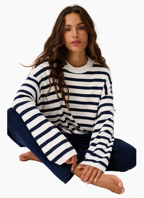 Cartel & Willow CW Rae Knit - Navy Stripe