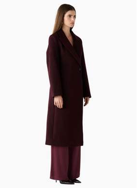 Esmaee Eternal Coat Wine
