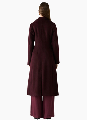 Esmaee Eternal Coat - Wine -TOP SELLING STYLE