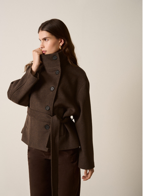 Esmaee Incline Jacket - Chocolate