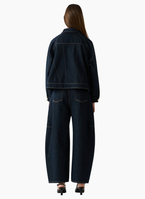 Esmaee Memphis Denim Jacket Dark Indigo