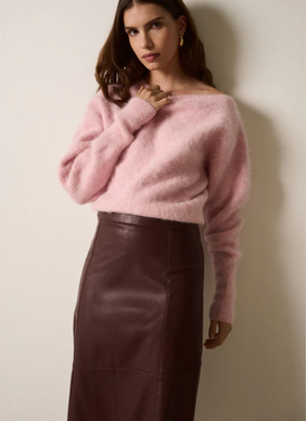 Esmaee Whisper Off Shoulder Knit