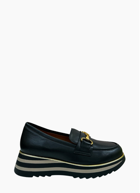 Gelato Goat Loafer Black