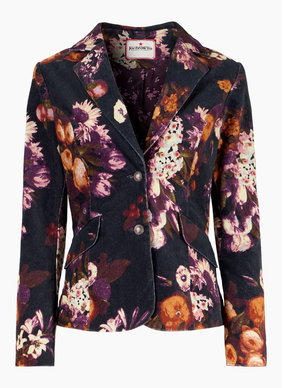 Joe Brown Fruit Print Moleskin Blazer