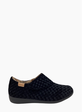 Ziera Fliss XW Slipper Black Emboss