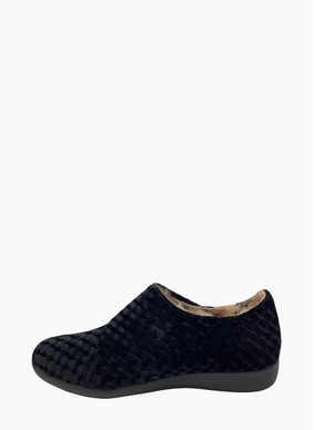 Ziera Fliss XW Slipper Black Emboss