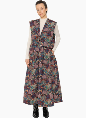 Blacklist 12690Elise Vest - Static Print