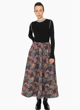 Blacklist 851 Iko Skirt - Static Print