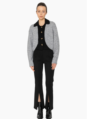 Blacklist KN031 Bexi Cardigan - Grey Outer