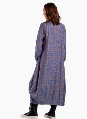 Deanne Hobbs Connection Dress-Aztec Blue