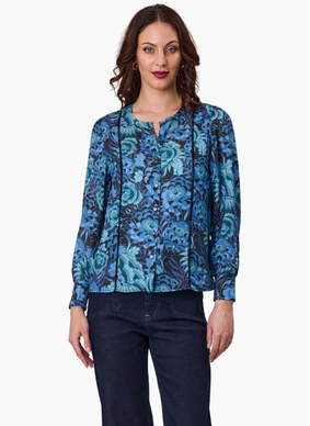 Newport Nightfall Print-Blue