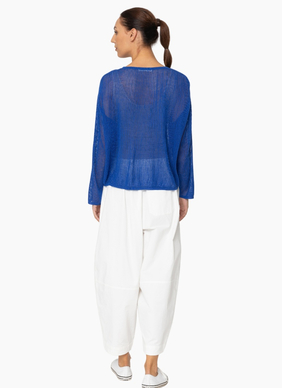 Two by Two 715 Capri Top - Cobalt