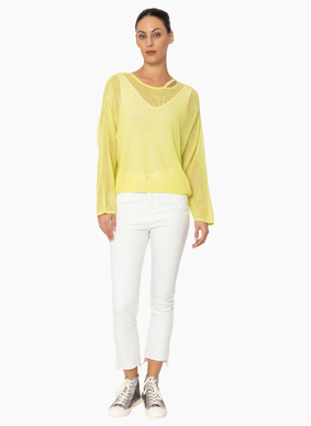 Two by Two 715 Capri Top - Sunshine
