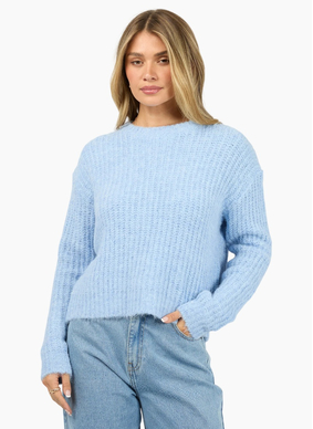 All About Eve Ivy Jumper - Ocean Blue