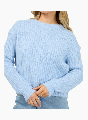 All About Eve Ivy Jumper - Ocean Blue