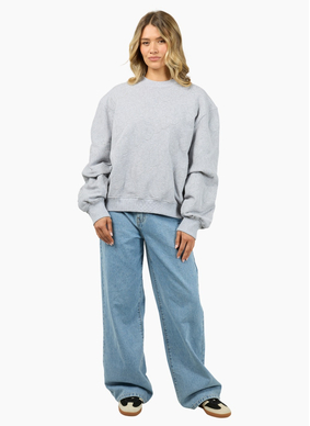 All About Eve Serif Oversized Crew