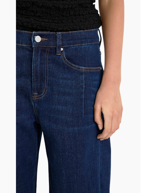 Among The Brave Graduate Dark Blue Stretch Barrel Jeans