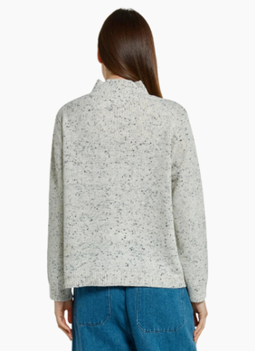 Betty Basics CARLIN KNIT SWEATER NEUTRAL