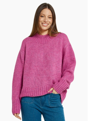 Betty Basics LOLA JUMPER MULBERRY