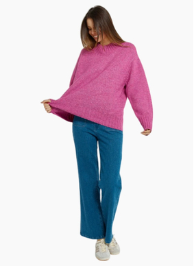Betty Basics LOLA JUMPER MULBERRY