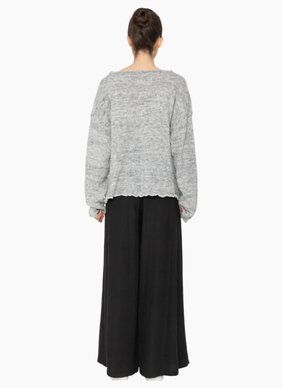 Blacklist KN034 Flor Top - Grey Marl