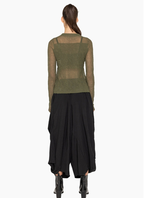 Bone & Arrow KN024 Evon Top - Seaweed