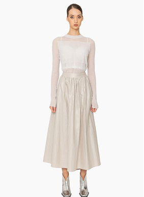 Bone & Arrow KN024 Evon Top - Silver