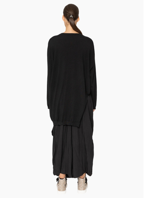 Bone & Arrow KN027 Perri Tunic - Black