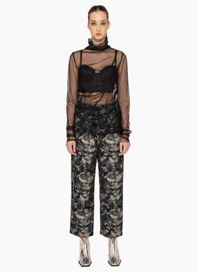 Bone & Arrow W3274 Dune Top-Mesh Black