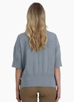 Briarwood Vinnie Knit Top Silver