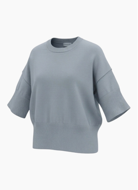 Briarwood Vinnie Knit Top Silver