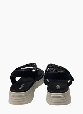 Cassini Menova Sandal Black