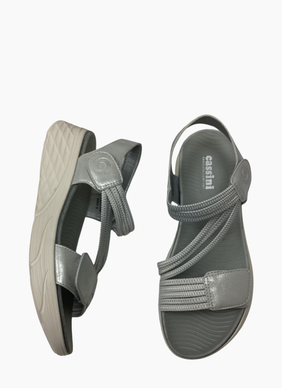 Cassini Menova Sandal Silver Mottle