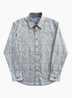 English Laundry John Lennon - White Paisley Shirt